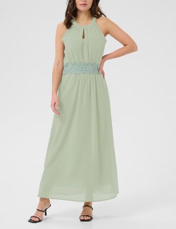 Rochie lunga Kaffe, verde