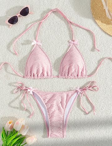 Costum de baie SHEIN, roz
