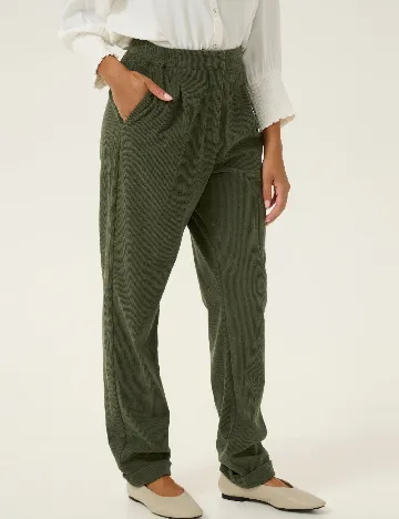 Pantaloni Cream, verde