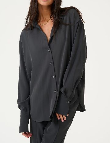 Camasa Oversize Kaffe, gri