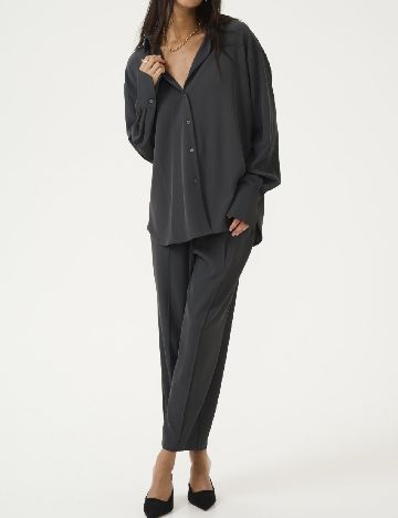 Camasa Oversize Kaffe, gri