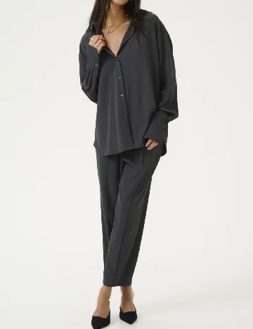 Camasa Oversize Kaffe, gri