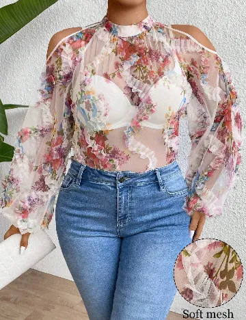 Bluza SHEIN CURVE, floral