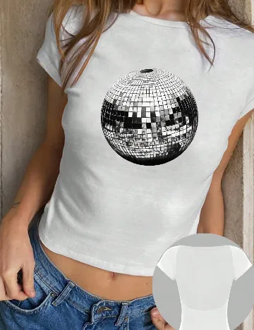 Top SHEIN, alb