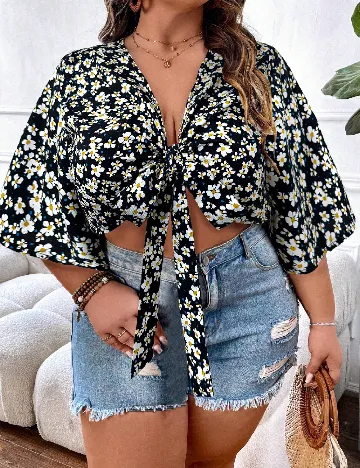 Bluza SHEIN CURVE, floral