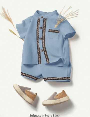 Compleu Cozy Pixies, albastru