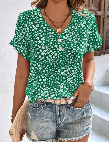 Bluza SHEIN, verde