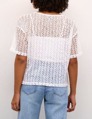 Bluza Kaffe, alb