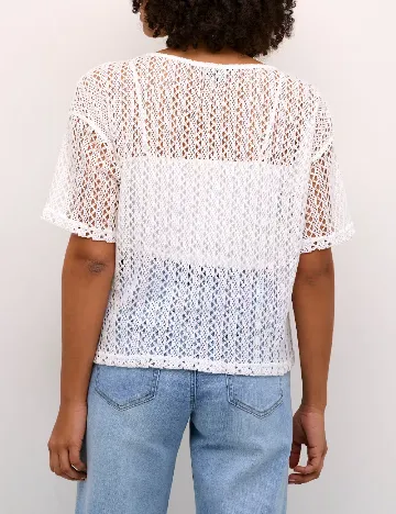 Bluza Kaffe, alb