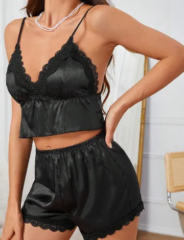 Pijama SHEIN, negru