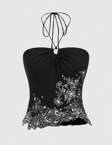 Top Romwe, negru