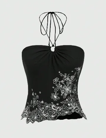 Top Romwe, negru