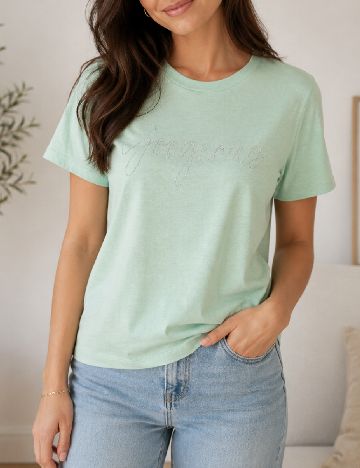 Tricou Kaffe, verde