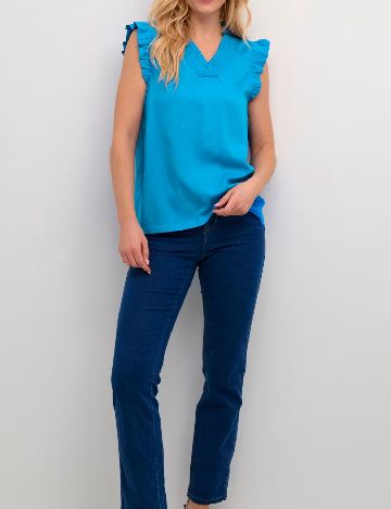 Bluza Kaffe, albastru
