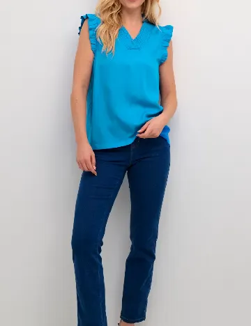 Bluza Kaffe, albastru