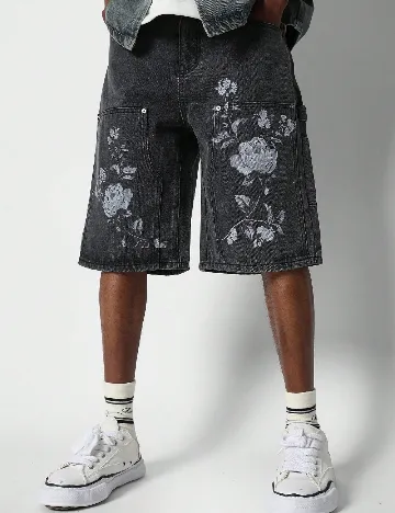 Pantaloni scurti SUMWON, negru