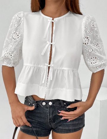Bluza SHEIN, alb