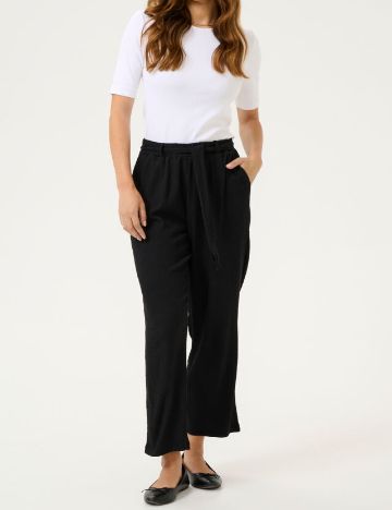 Pantaloni Kaffe, negru