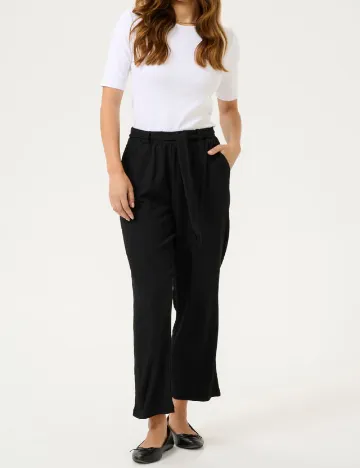 Pantaloni Kaffe, negru