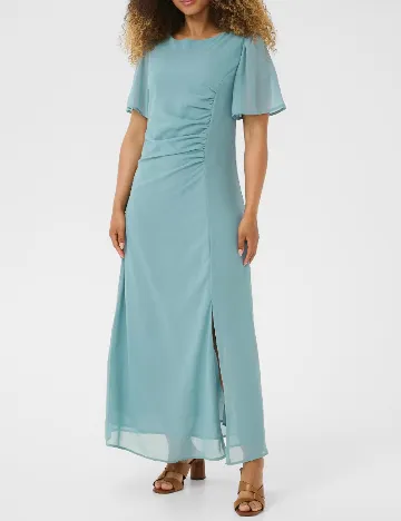 Rochie lunga Cream, albastru