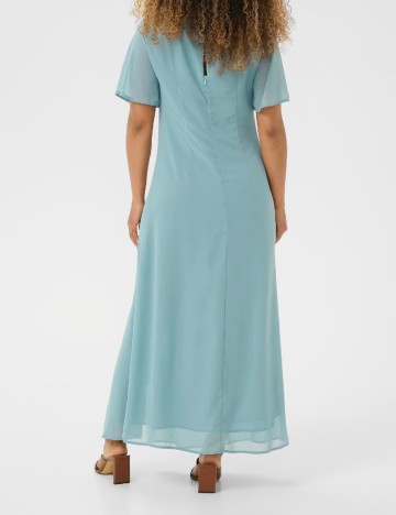 Rochie lunga Cream, albastru