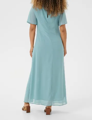 Rochie lunga Cream, albastru