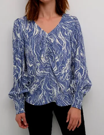 Bluza Kaffe, albastru
