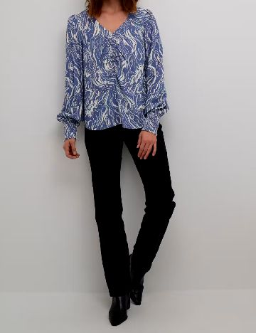 Bluza Kaffe, albastru
