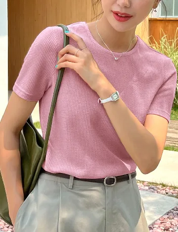 Tricou Dazy, roz