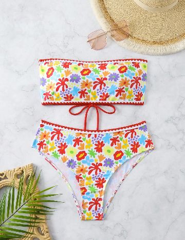 Costum de baie SHEIN, mix culori