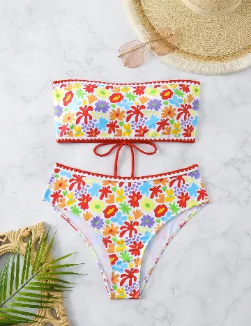 Costum de baie SHEIN, mix culori