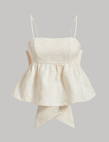 Top SHEIN CURVE, crem