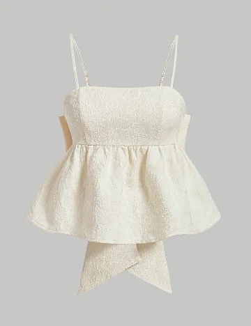 Top SHEIN CURVE, crem