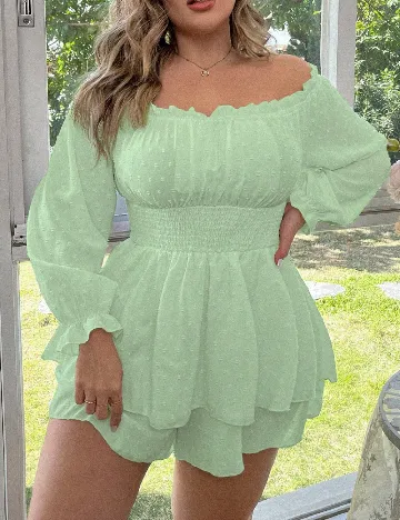 Salopeta SHEIN CURVE, verde