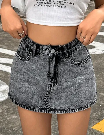 Fusta pantalon SHEIN, gri