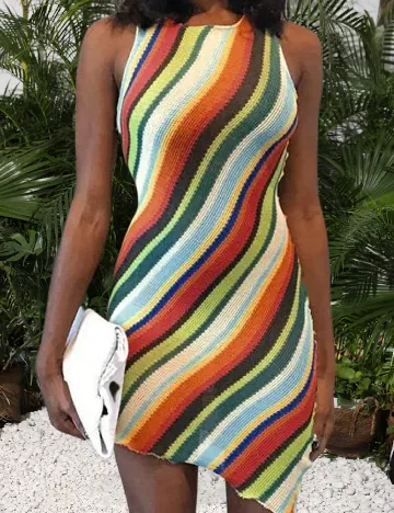 Rochie scurta SHEIN, mix culori