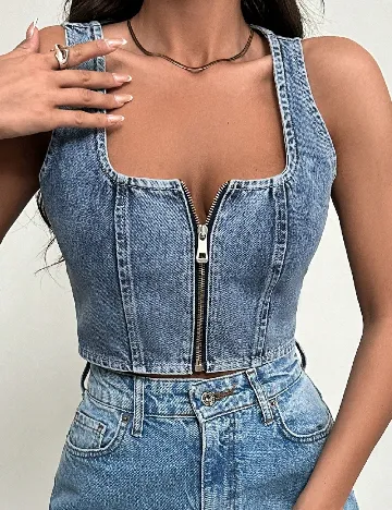 Top SHEIN, albastru