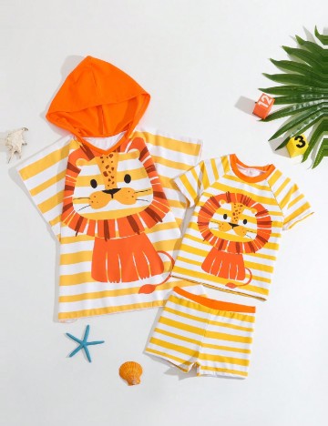 Compleu De Plaja Shein Kids, mix culori