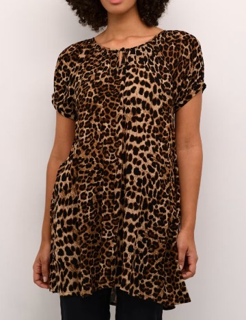 Tunica Kaffe, animal print