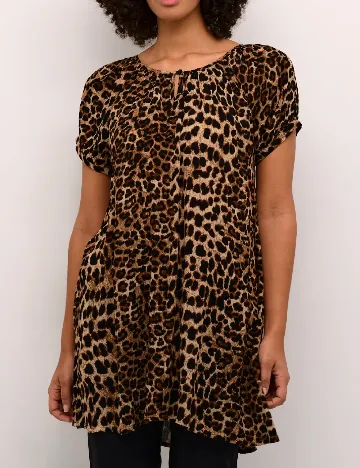 Tunica Kaffe, animal print