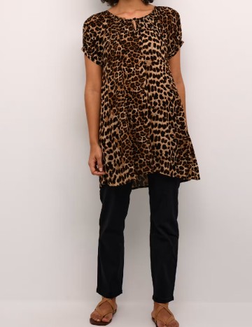 Tunica Kaffe, animal print
