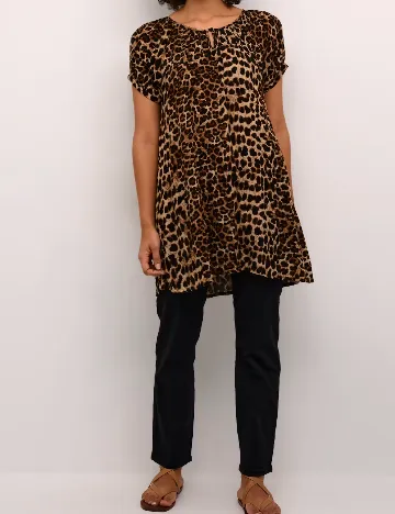 Tunica Kaffe, animal print