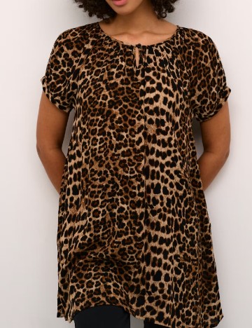 Tunica Kaffe, animal print