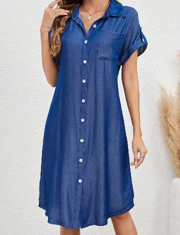 Rochie medie Emery Rose, albastru