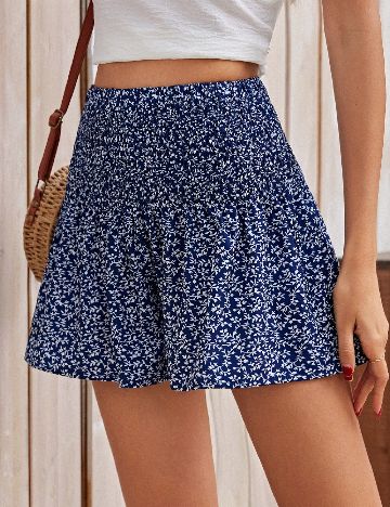Pantaloni scurti SHEIN, albastru