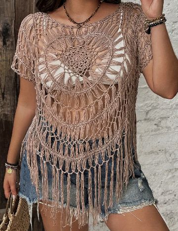 Bluza SHEIN CURVE, maro