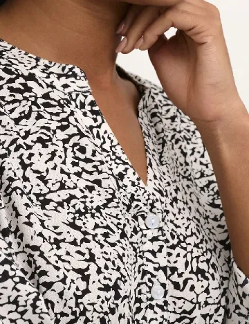 Bluza Kaffe, alb/negru