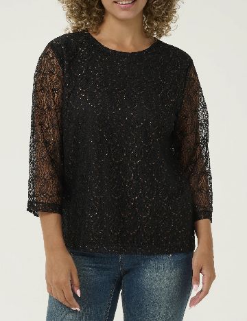 Bluza Cream, negru