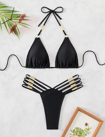 Costum de baie SHEIN, negru