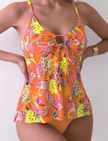 Costum de baie SHEIN, portocaliu